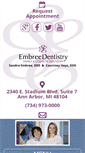 Mobile Screenshot of embreedentistry.com